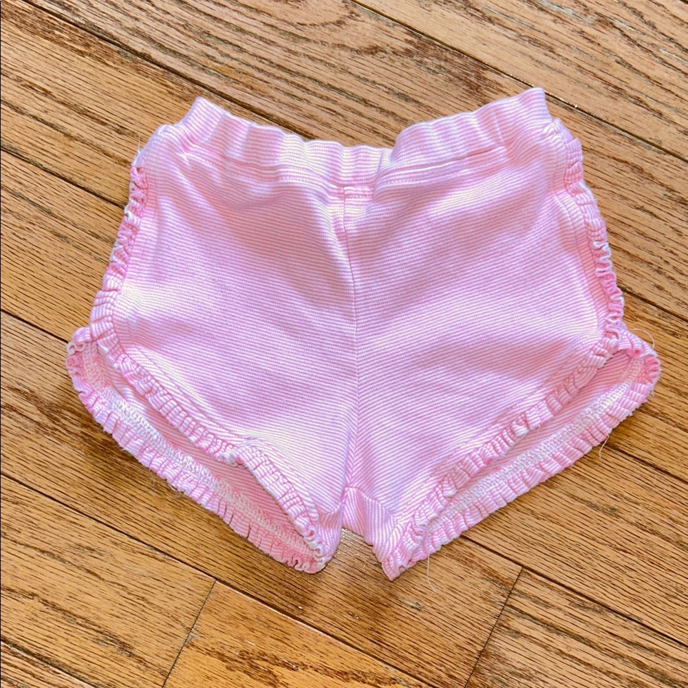 Pink Ruffled Shorts